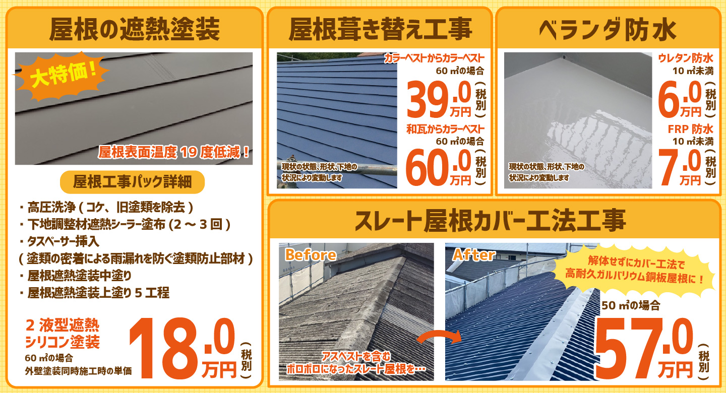 リフォラペイント屋根塗装価格